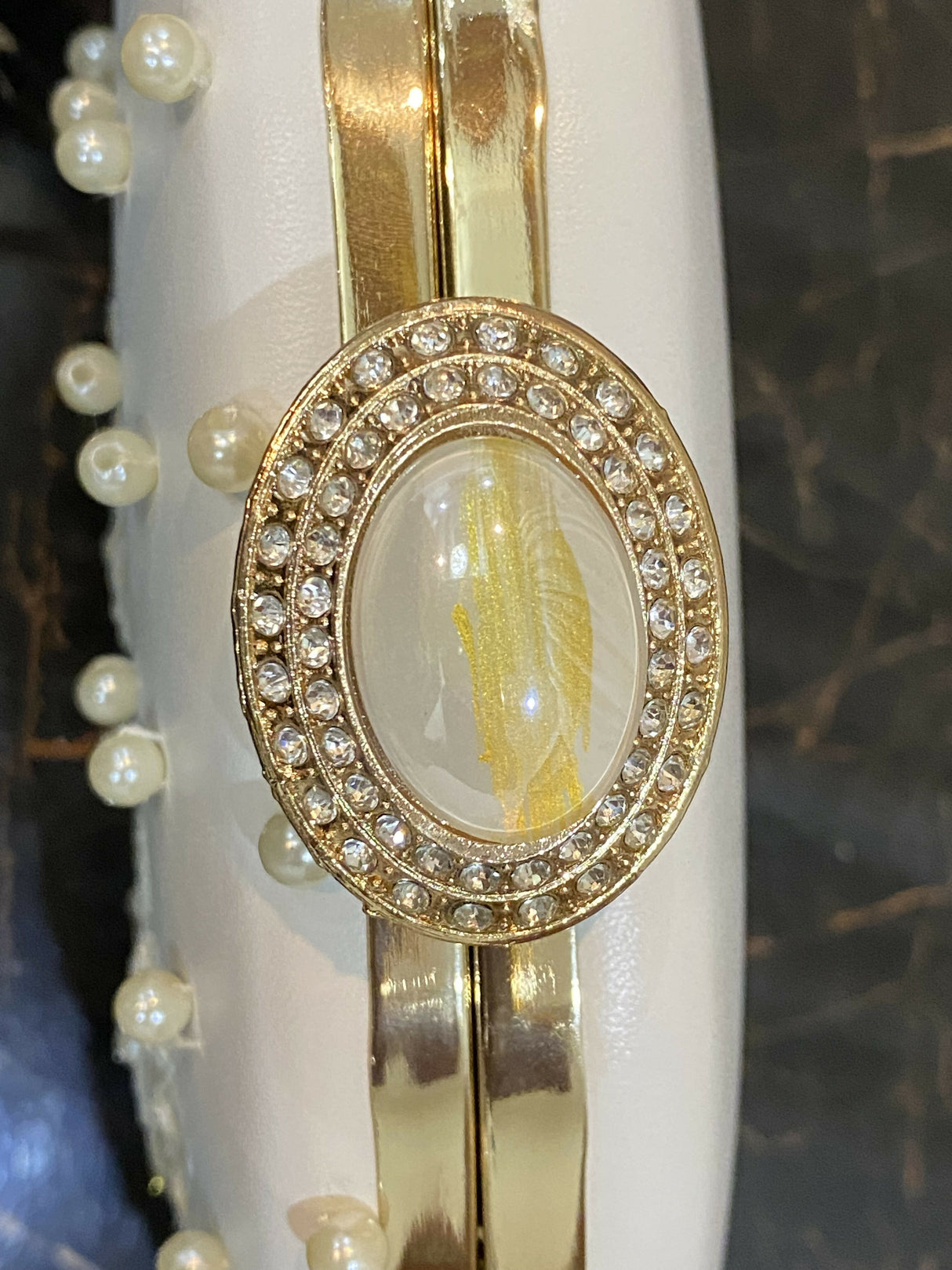 Luxury White Clutch | Women Bags | Medium | New