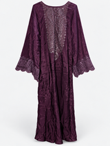 Long Shirt With Plazo | Women Locally Made Formals | Medium | Purple | Worn Once size medium