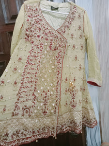 Stone work Sharara Suit | Women Locally Made Formals | Large | Worn Once