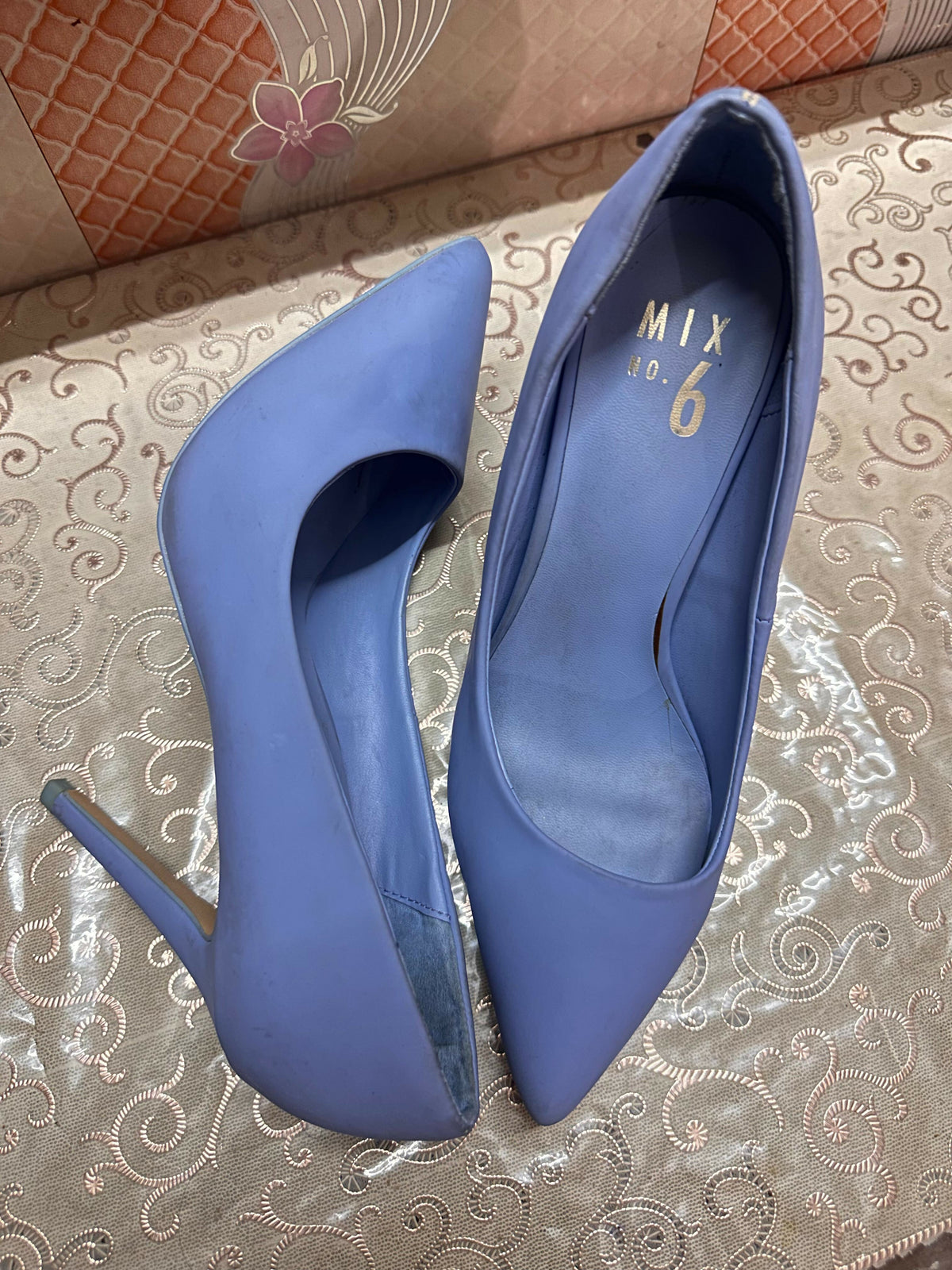 Blue Heels | Women Shoes | Heels | Size: 6 | Preloved