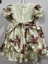 Baby Girl Floral Luxury Frock | Kids | Girls Dresses & Skirts | 1 to 3 Yrs | Worn Once