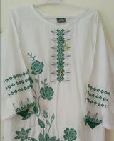 Embroidered 3Pcs Suit | Women Locally Made Kurta | Medium | New