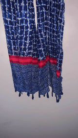 Printed Blue Staller/ Scarf | Women Accessories | Standard | Preloved