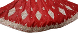 Red Handmade Embroidered Frock | Women Zari Embroidered Frock | Worn Once