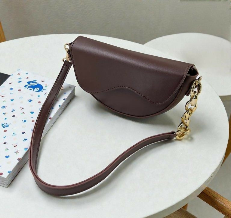 Saddle Shoulder Bag (00072-00075) | Women Bags | Medium | Brand New