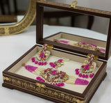 Oval/Flower Pearl Drop Choker Set-00261 | Women Jewelry | Wedding Jewelry & Sets | Brand New