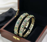 Imported Round Stone Bangle Set-00011 | Women Jewelry | Bangles/Bracelets | Brand New