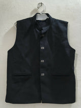 Black Waist Coat | Kids | Boys Shalwar Kameez | Size: 22 | Worn Once