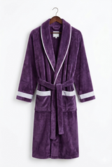 Luxury Purple Fleece Bathrobe for Women | Women Accessories | Bath Towels | Brand New