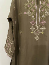 Khaadi | Women Branded Kurta | Brown | Large | Worn Once