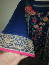 Limelight | Women Branded Kurta | Blue | small | Worn Once