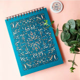 Leaves Doodle Teal Green Sketchbook | For Your Home | Books | New