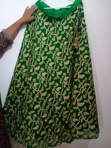 Green Lehanga choli | Women Locally Made Formals | X Large | Preloved