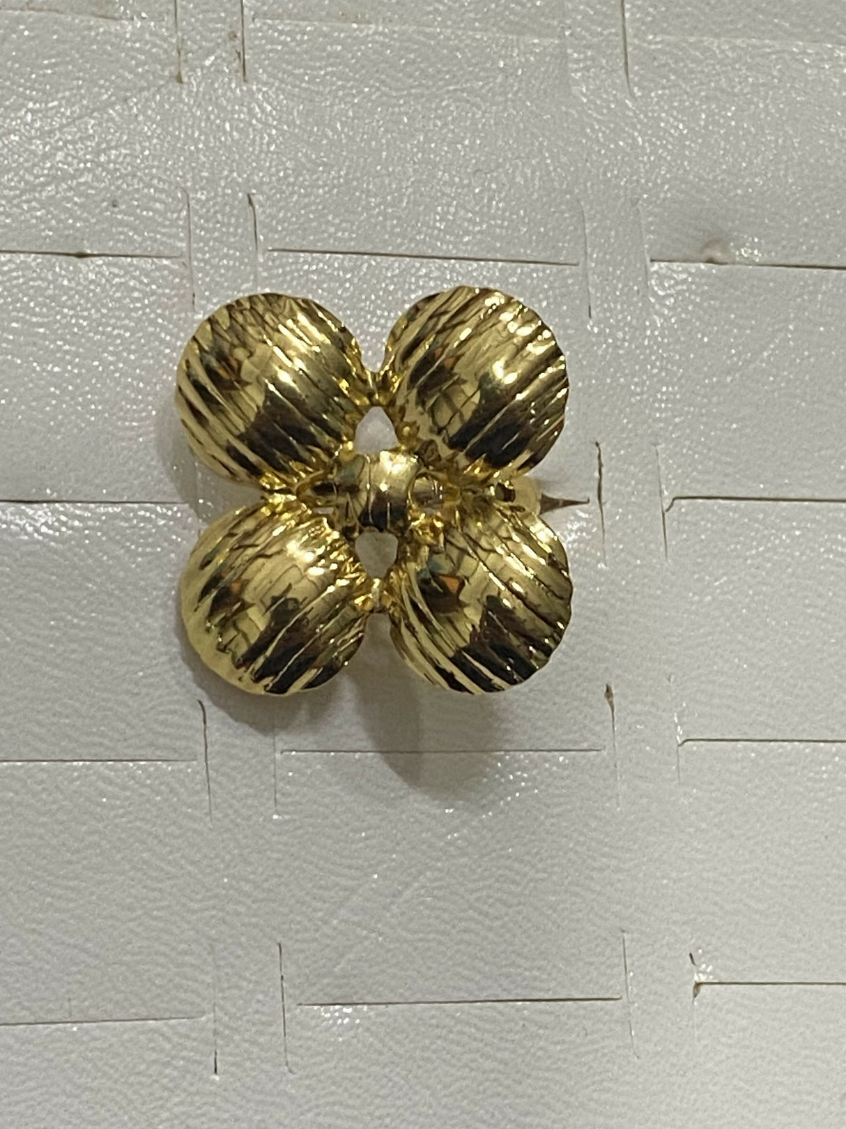 Trendy Stainless Steel Flower Ring | Women Jewelry | Rings | Brand New