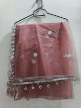 Fancy Embroidered Pink Maxi | Women Frocks & Maxis | Medium | Worn Once