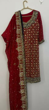 Red Baraat Bridal | Women Bridals | Medium | Worn Once