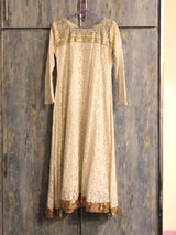 Beautiful Off White Frock | Women Frocks and Maxis | Medium | Worn Once