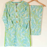 ? New Arrival- 2-Piece Collection! ?Our stunning Smoky Blue set, is available in a stitched o