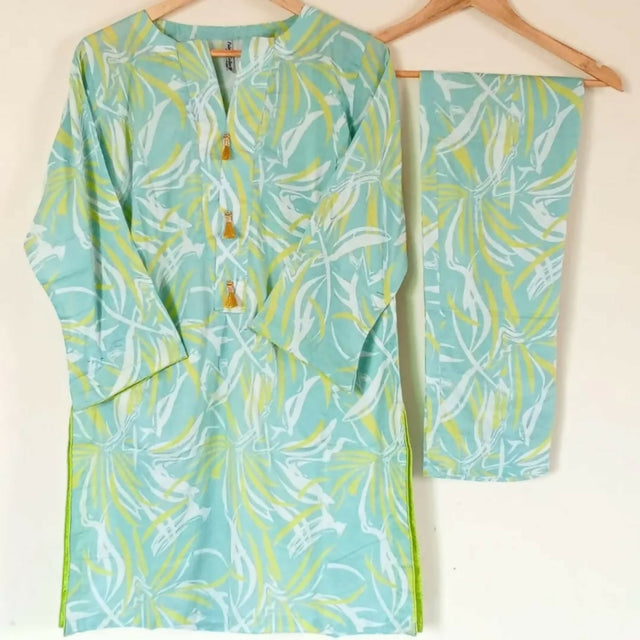 ? New Arrival- 2-Piece Collection! ?Our stunning Smoky Blue set, is available in a stitched o