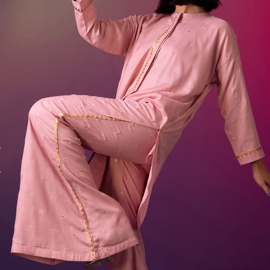 Khaadi | Pink 2 pc | Women Branded Kurta | Large | New