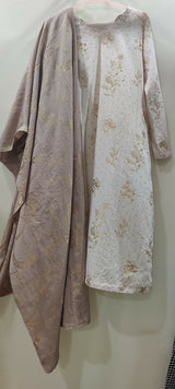 Alkaram Studio | Women Branded Kurta | Tea Pink | Medium | Worn Once