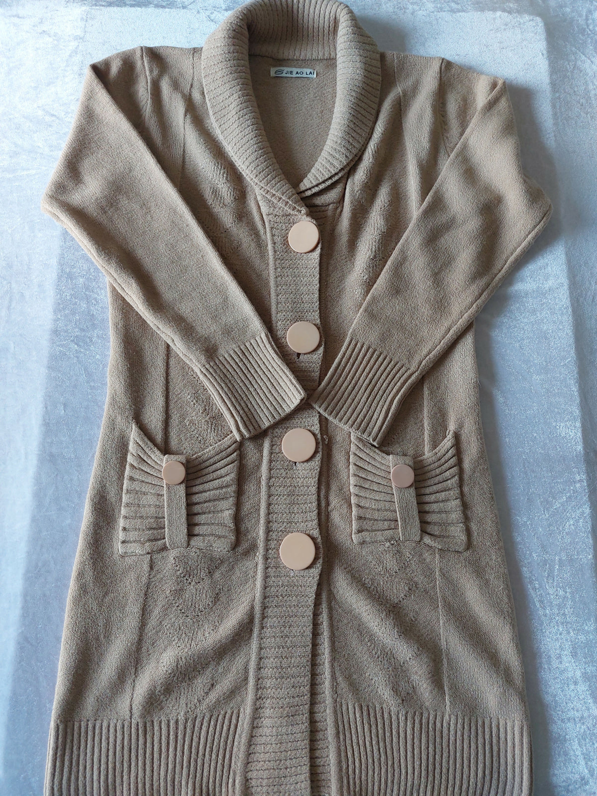 Beige Cardigan | Women Sweaters & Jackets | Small | Worn Once