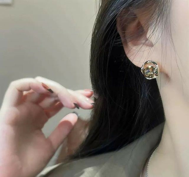 Oval Stone Tops Pair-01091 | Women Jewelry | Earrings | Brand New