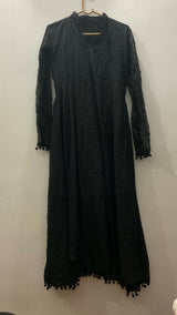 Black Long Frock | Women Frocks & Maxis | Small | Preloved