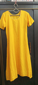 Yellow Angharkha Suit | Women Locally Made Formals | Medium | Preloved