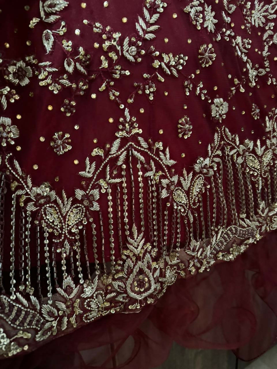 Maroon Bridal Lehnga | Women Bridals | Medium | Worn Once