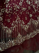 Maroon Bridal Lehnga | Women Bridals | Medium | Worn Once