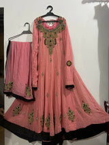 Beautiful Fancy Pink Maxi | Women Frocks & Maxis | Medium | Preloved