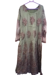 Net & chiffon suit | Women Locally Made Formals | X Large | Worn Once