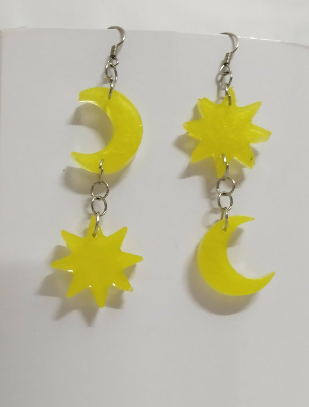 Star and Moon Earrings | Women Jewelry | Small | New