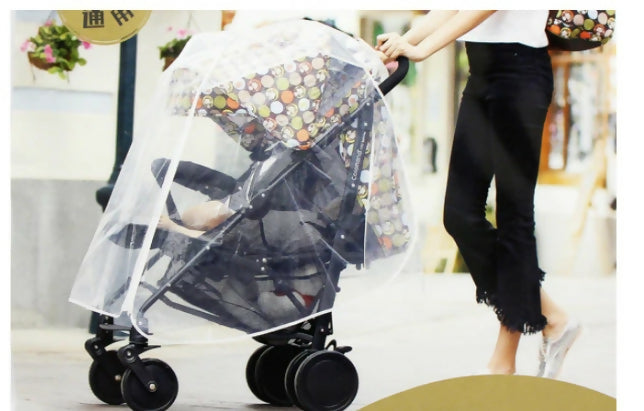 Rain Plastic Cover for baby stroller | Baby Accessories | Worn Once