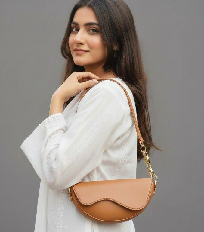 Saddle Shoulder Bag (00072-00075) | Women Bags | Medium | Brand New