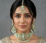 Oval Pearl Drop Choker Set-00276 | Women Jewelry | Wedding Jewelry & Sets | Brand New