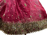 Royal Bridal Ensemble | Red Bridal Sharara | Women Bridals | Medium to Large | Worn Once