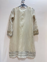 Baroque | Women Branded Kurta | XSmall | White 2Pcs | Worn Once