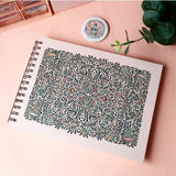 Leaves Doodle Pastel Pink Sketchbook | For Your Home | Books | New