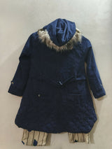 Dark Blue Two Piece Coat & Trouser | Kids Winter | Girls Skirts & Dresses | Small | Preloved
