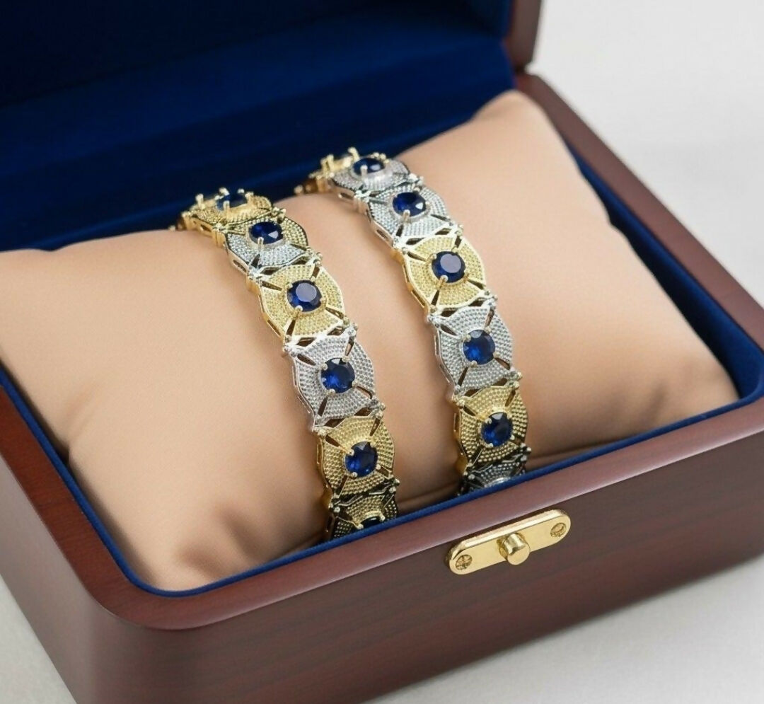 Round Flower Bangle Set-00007 | Women Jewelry | Bangles/Bracelets | Brand New