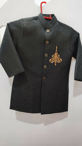 Designer Sherwani For Boys | Boys Shalwar Kameez | Size: 2- 3 yrs | Worn Once