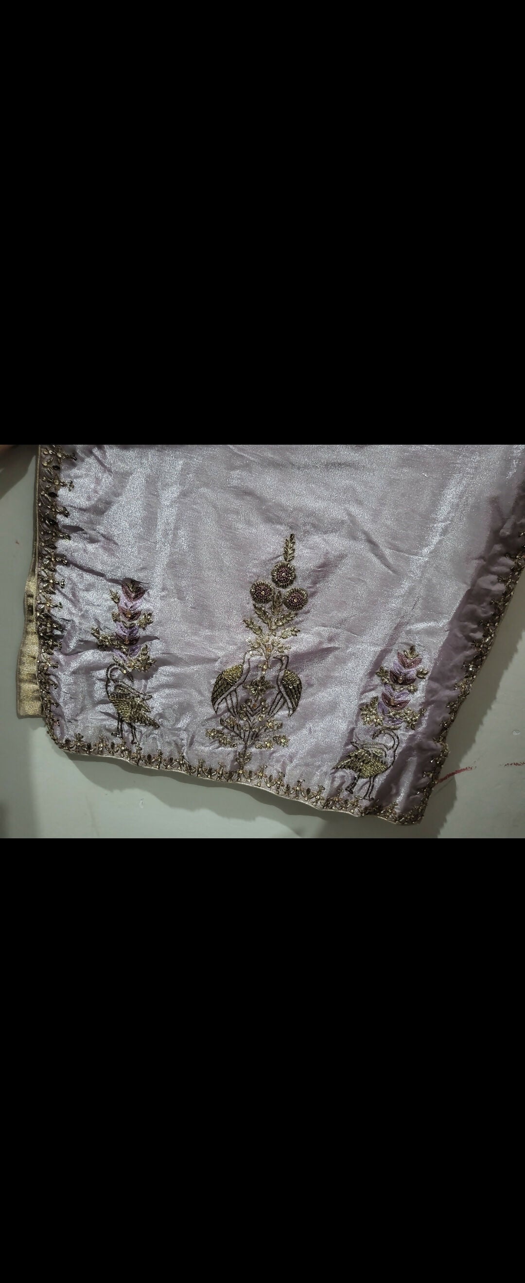 Silk 3Pcs Suit | Women Locally Made Formals | Medium | Preloved