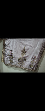 Silk 3Pcs Suit | Women Locally Made Formals | Medium | Preloved