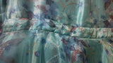 Girl's Organza Zink Colour Frock | Floral Long Frock with Frill | Women Frocks & Maxis | Small | Worn Once