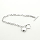 Heart Bracelet | Women Jewelry | Bangles/Bracelets | Standard | Silver | Brand New