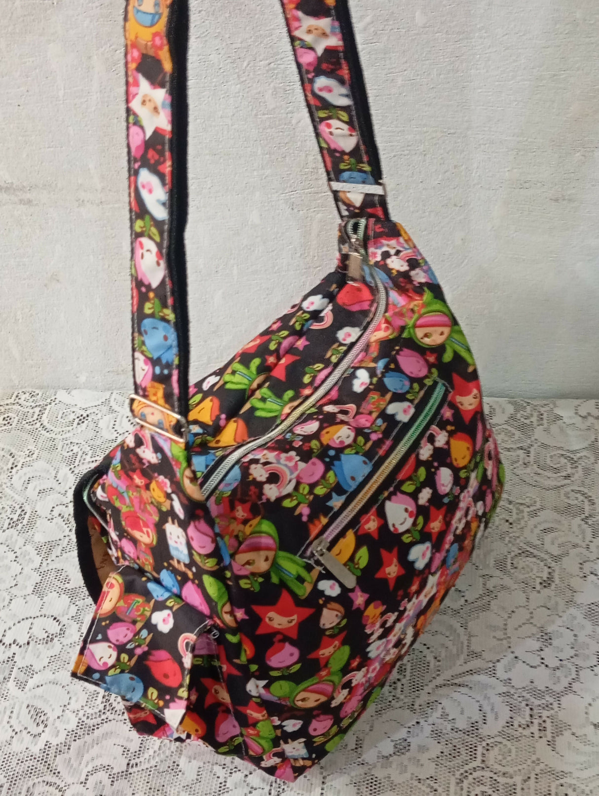 Multicolour Cross Body Bag | Women Bags | Size: 17x13 | New