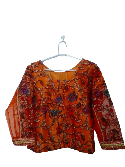 Multi chiffon Lehnga choli | Women Locally Made Formals | X Large | Preloved