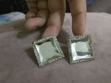 Elegant Crystal Halo Studs | Women Jewelry | Earrings | Preloved